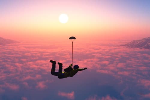 Fallschirm springen
